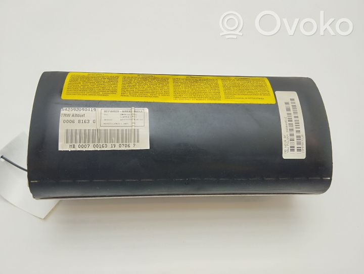 Mercedes-Benz CLK A208 C208 Poduszka powietrzna Airbag pasażera 542092090419