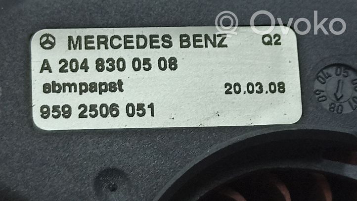 Mercedes-Benz C W204 Valdymo bloko aušintuvas A2048300508