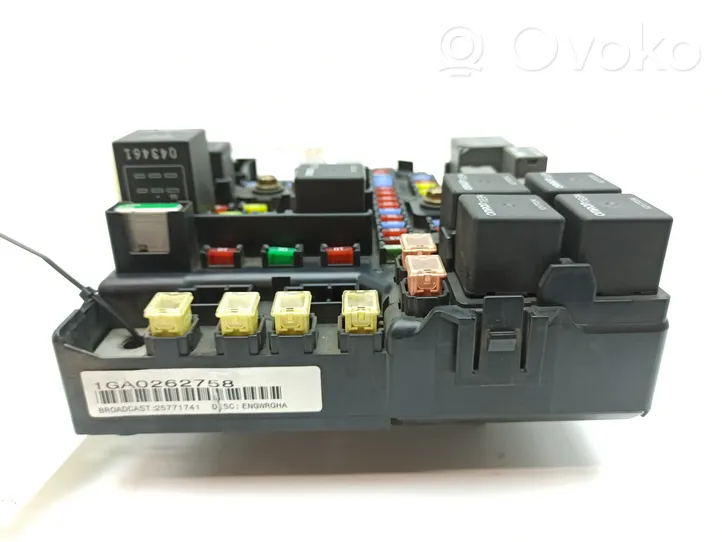 Cadillac SRX Module de fusibles 25771741