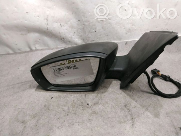 6C1857507A9B9 Volkswagen Polo V 6R Front door electric wing mirror, 40.