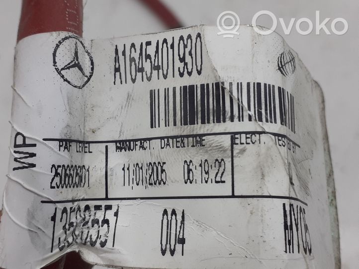 Mercedes-Benz ML W164 Cavo positivo (batteria) A1645401930