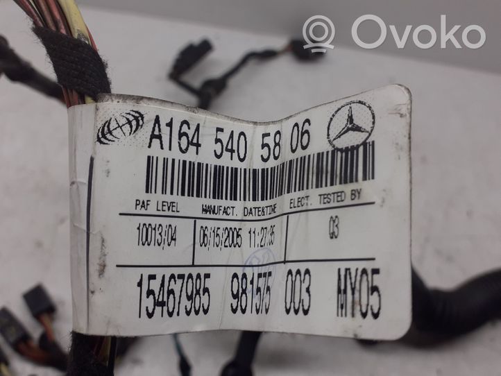 Mercedes-Benz ML W164 Faisceau de câblage de porte avant A1645405806