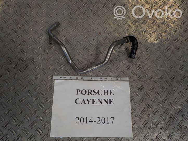 Porsche Cayenne (92A) Tubo flessibile del liquido di raffreddamento del motore 7P5422881M