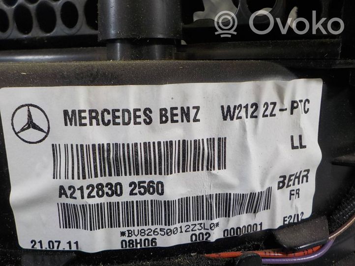 Mercedes-Benz E W212 Nagrzewnica / Komplet A2128302560