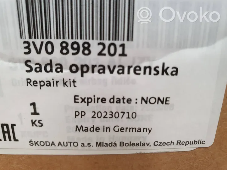 Skoda Superb B8 (3V) Ohjauspyörän turvatyyny 3V0898201