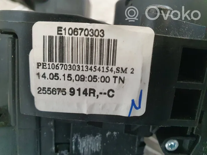 Renault Clio IV Manetka / Przełącznik kierunkowskazów wycieraczek 255675914R