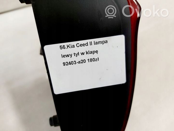 KIA Ceed Luci posteriori 92403-A20