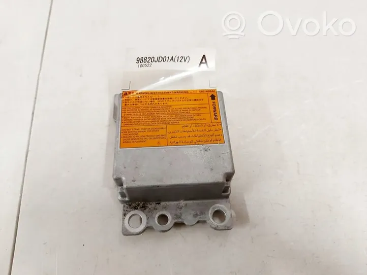 Nissan Qashqai Module de contrôle airbag 98820JD01A