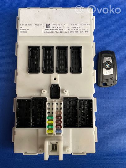 BMW 4 F36 Gran coupe Komputer / Sterownik ECU i komplet kluczy 9383182