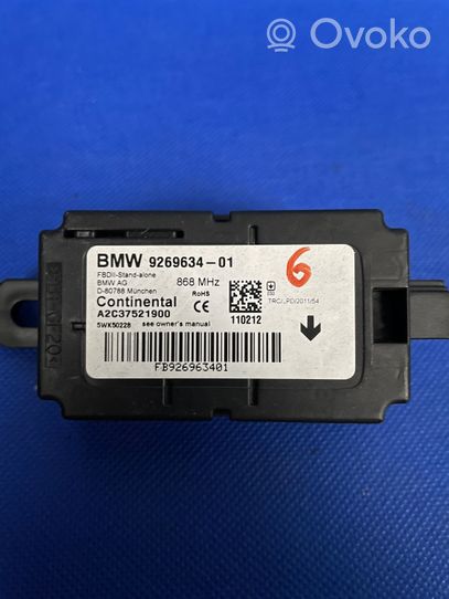 BMW 3 GT F34 Alarm control unit/module 9269634