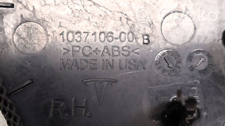 Tesla Model X Grilles, couvercle de haut-parleur porte avant 103710600B