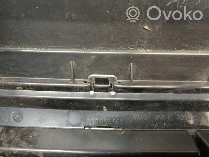 Volkswagen Crafter Grille calandre supérieure de pare-chocs avant 7C0853653F