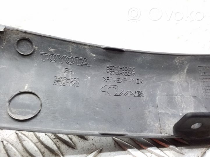 Toyota Yaris Modanatura separatore del paraurti anteriore 527120D010