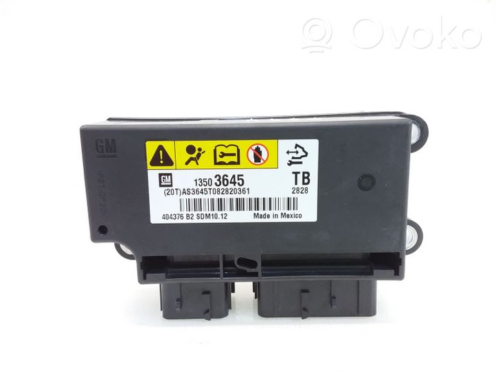 Opel Insignia A Airbag control unit/module 13503645