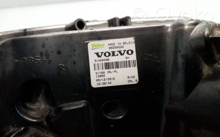 Volvo V60 Lampa LED do jazdy dziennej 31420396