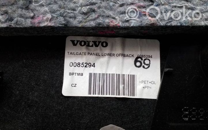 Volvo V60 Garniture de couvercle de coffre arriere hayon 31271728