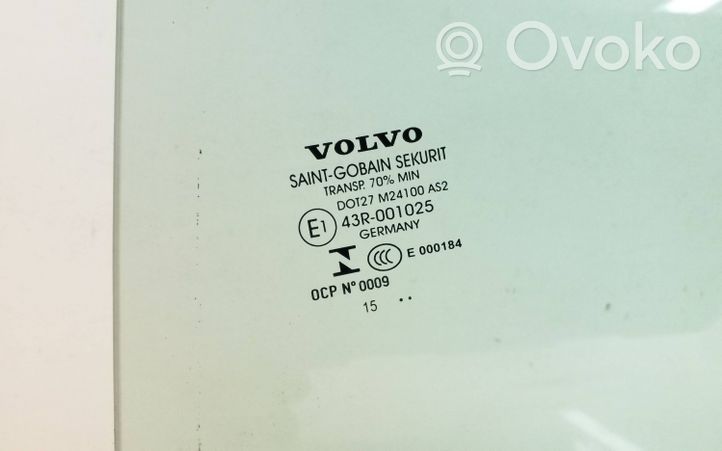 Volvo V60 Szyba drzwi tylnych 43R001025