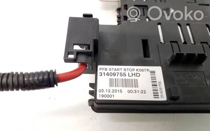 Volvo V60 Câble négatif masse batterie 31409755