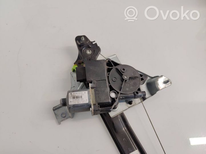 Peugeot 508 Rear door window regulator with motor 9688808380