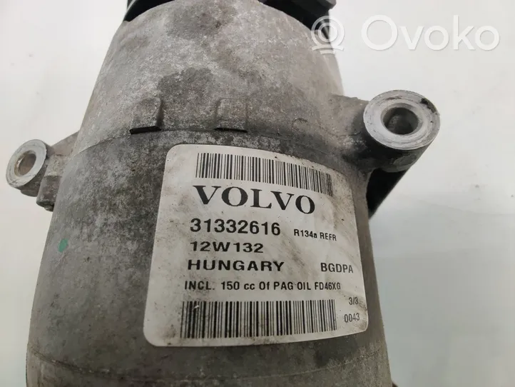 Volvo S60 Compressore aria condizionata (A/C) (pompa) 31332616