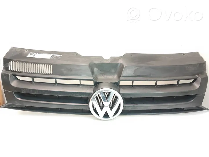 Volkswagen Transporter - Caravelle T5 Grille calandre supérieure de pare-chocs avant 7E0853653