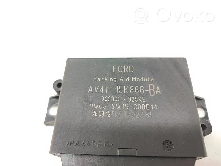 Ford Kuga I Parkavimo (PDC) daviklių valdymo blokas AV4T15K866BA