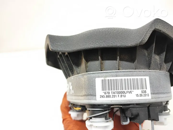 Volkswagen Caddy Steering wheel airbag 2K5880201F