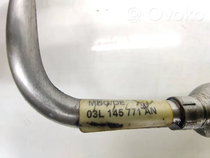 Volkswagen Caddy Turbo turbocharger oiling pipe/hose 03L145771AN