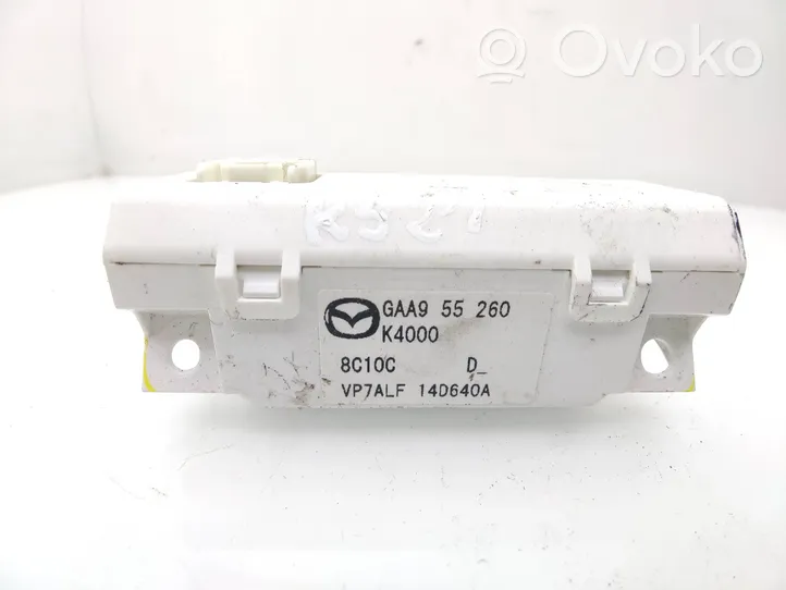 Mazda 6 Capteur de détection de mouvement, système d'alarme GAA955260