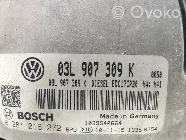 Volkswagen Transporter - Caravelle T5 Sterownik / Moduł ECU 03L907309K