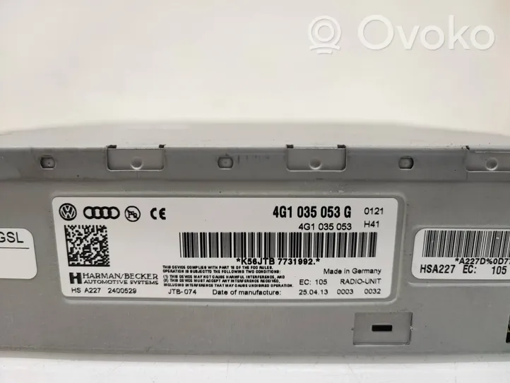 Audi Q5 SQ5 Radio / CD-Player / DVD-Player / Navigation 4G1035053