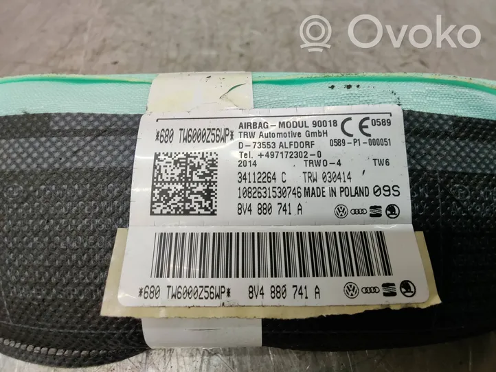 Audi A3 S3 8V Airbag del techo 8V4880741A