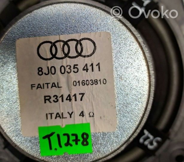 Audi TT TTS Mk2 Lautsprecher Tür hinten 8J0035411