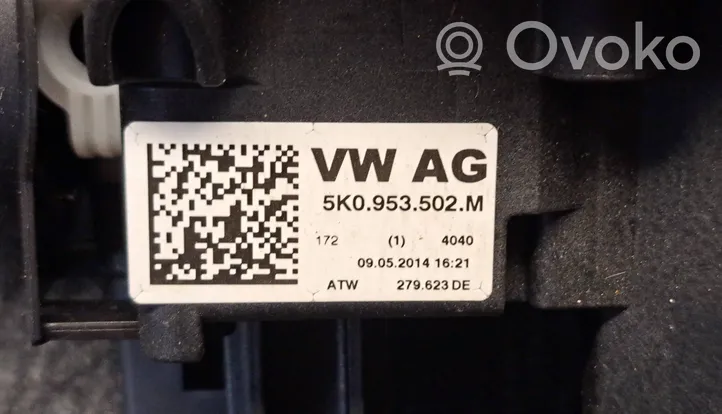 Volkswagen Tiguan Bague collectrice/contacteur tournant airbag (bague SRS) 5K0953569AP
