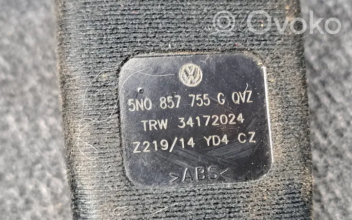 Volkswagen Tiguan Boucle de ceinture de sécurité avant 5N0857755G