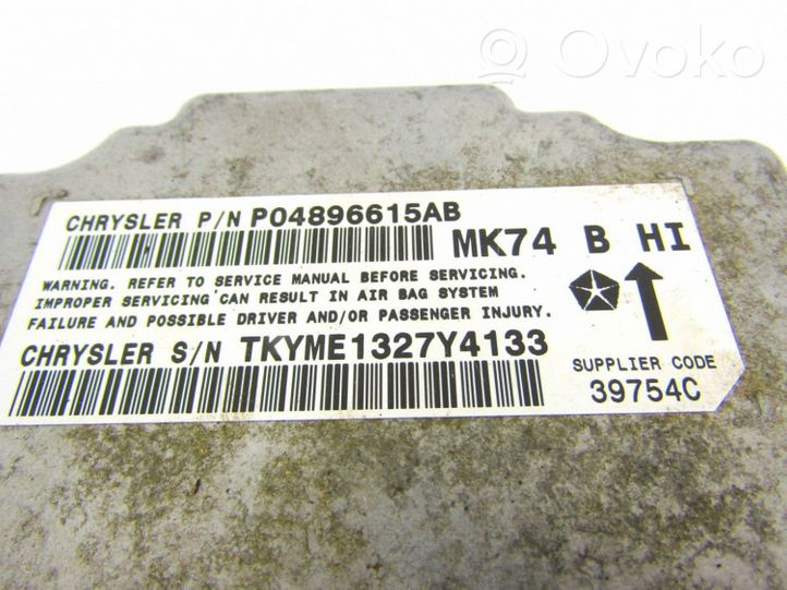 Jeep Patriot Module de contrôle airbag P04896615AB