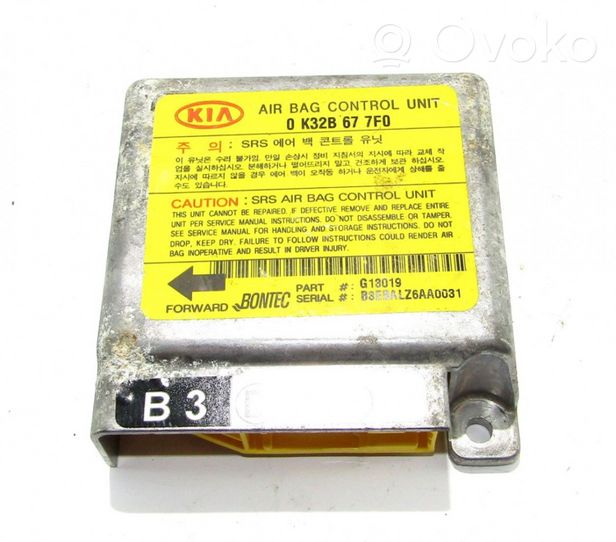 KIA Rio Airbag control unit/module 0K32B677F0