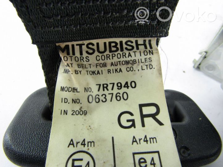Mitsubishi Lancer X Cintura di sicurezza posteriore 