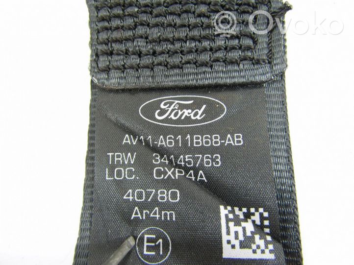 Ford B-MAX Takaistuimen turvavyö 