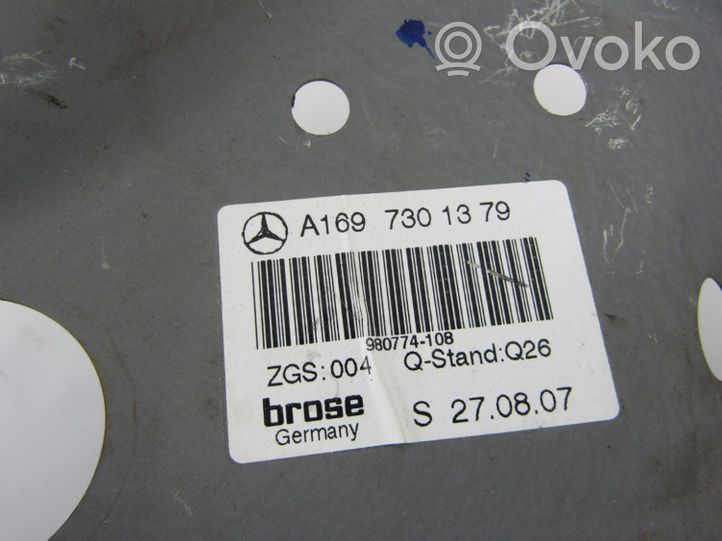 Mercedes-Benz A W169 Mechanizm podnoszenia szyby tylnej bez silnika 