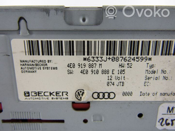 Audi A4 S4 B8 8K GPS-navigaation ohjainlaite/moduuli 