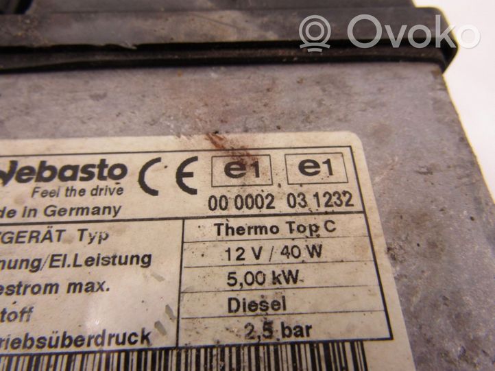 BMW 7 E65 E66 Pre riscaldatore ausiliario (Webasto) 