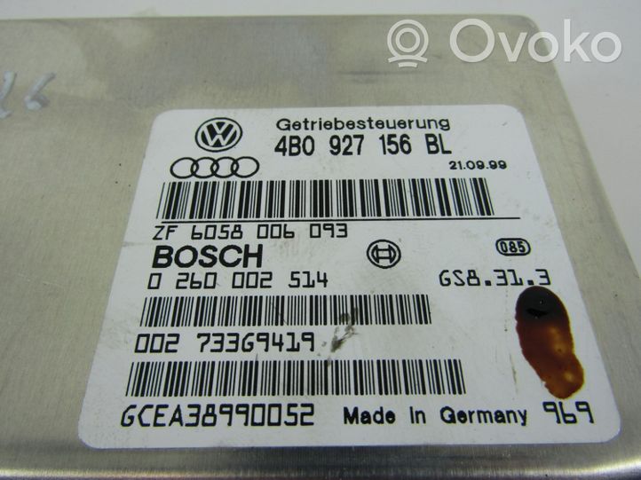 Audi A6 S6 C5 4B Vaihdelaatikon ohjainlaite/moduuli 