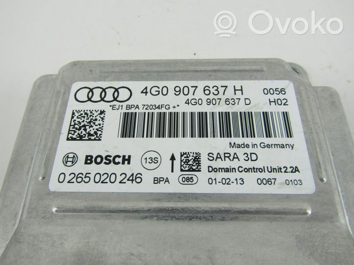 Audi A6 S6 C7 4G Sensore di imbardata accelerazione ESP 4G0907637H;4g0907637d