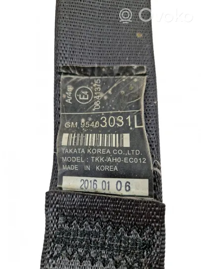 Opel Mokka Rear seatbelt 