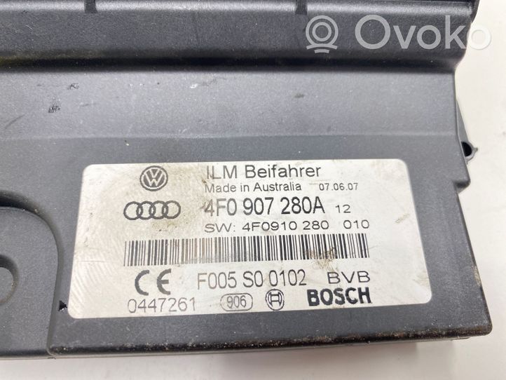 Audi A6 S6 C6 4F Tehonhallinnan ohjainlaite 4F0907280A