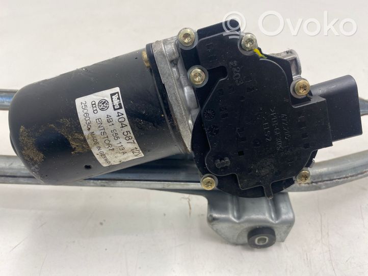 Audi A6 S6 C5 4B Tringlerie et moteur d'essuie-glace avant 4B1955113A