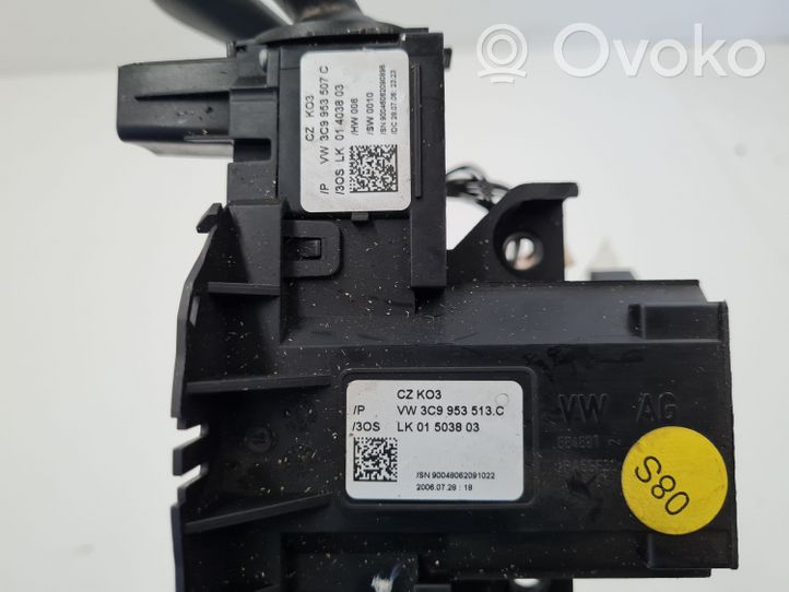 Volkswagen PASSAT B6 Wiper turn signal indicator stalk/switch 3C9953513C