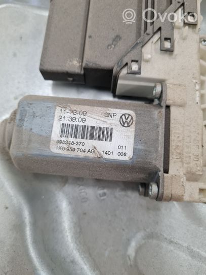 Volkswagen Golf VI Mécanisme lève-vitre de porte arrière avec moteur 1K9839756A