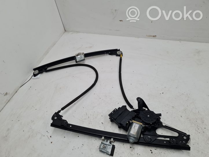 Volkswagen Sharan Front door window regulator with motor 7M3837401